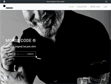 Tablet Screenshot of morsecodeclothing.com